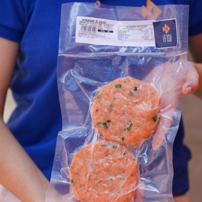 Hambúrguer  de Salmão